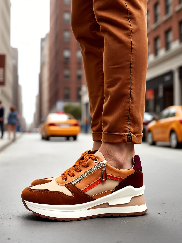 Royalfashion Damen Sportschuhe mit verstecktem Absatz Bessase