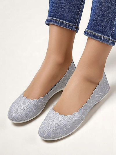Royalfashion Floral Damen-Ballerinas Magerro
