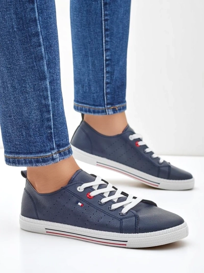 Royalfashion Damen Sneakers aus Öko-Leder Keopsa