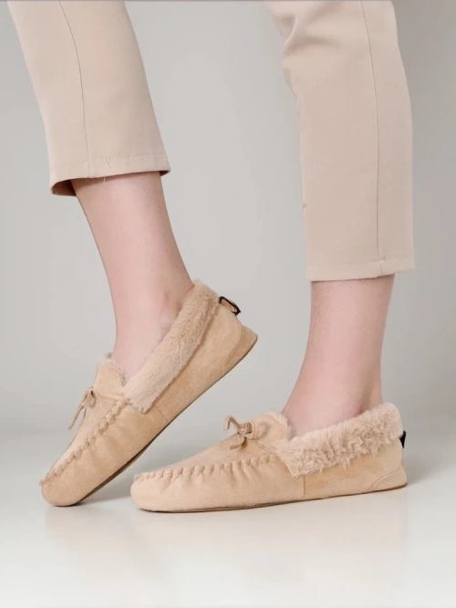 Royalfashion Жіночі мокасини з хутром Ahtikes