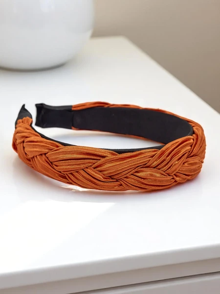 Royalfashion Geflochtenes, gekrepptes Haarband Nina