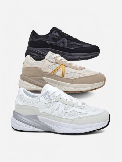 Royalfashion Damen Sport Sneakers auf einer dickeren Sohle Moderax