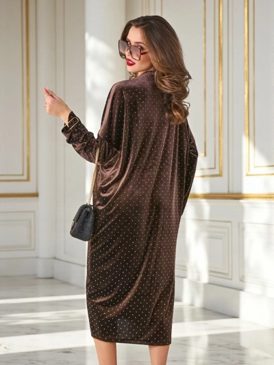 Royalfashion Damenkleid mit Raffung