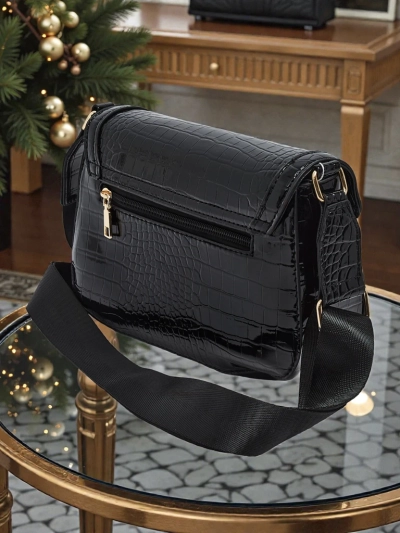 Lackierte kleine Damenhandtasche aus Öko-Leder Lurenn