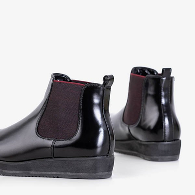 Schwarze Damenkeilstiefel von Stasia - Footwear