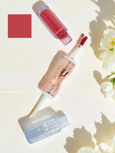 2-in-1 Lippenstift und transparenter Gloss Stay Curious
