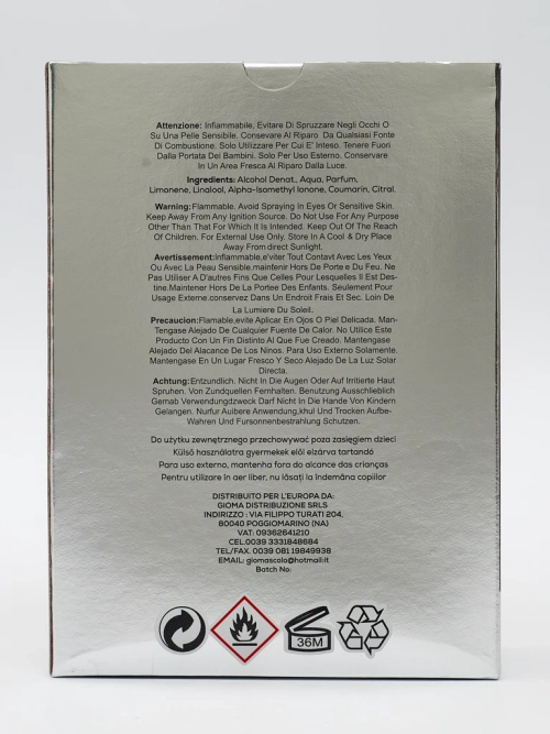 Натхненна парфумована вода для чоловіків Pride Man