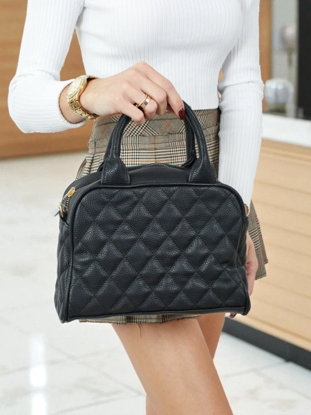 Kleine Damenhandtasche aus Öko-Leder Laretta