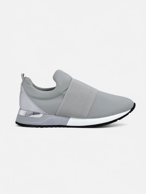 Жіночі sneakersy Selene Grigio плоска підошва голубиний сірий модний стиль