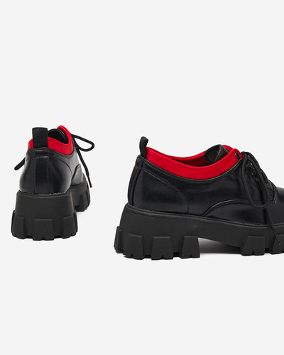 OUTLET Damenschuhe aus Kunstleder in Schwarz Ozudu - Schuhe