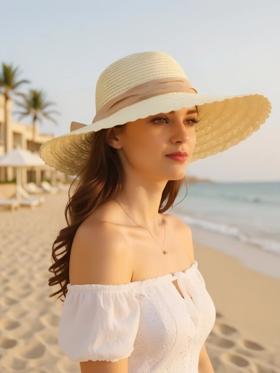 Royalfashion Damen Strohhut Mira Flare
