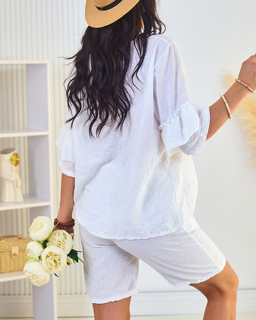 Royalfashion Літній жіночий комплект з бавовни та льону