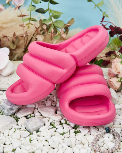 Royalfashion Damen Gammad Gummi-Flip-Flops