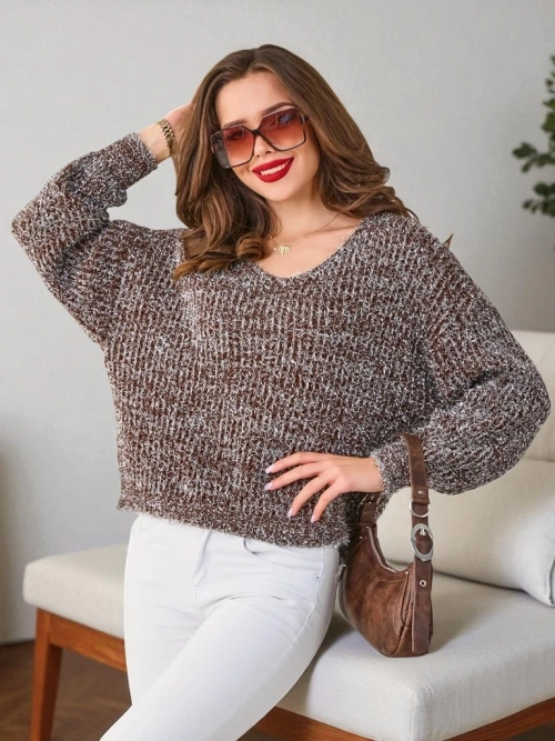 Жіночий светр Royalfashion з блискучою ниткою