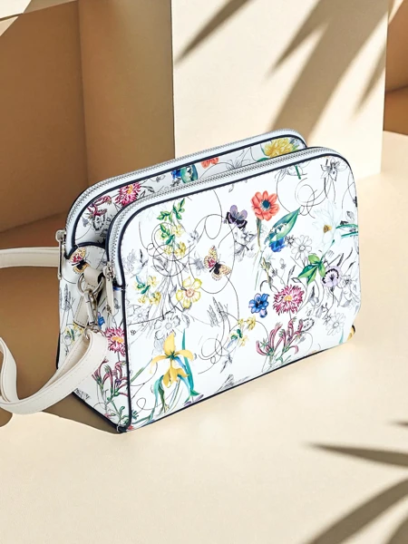 Royalfashion Kleine Damenhandtasche aus Ökoleder Florentia