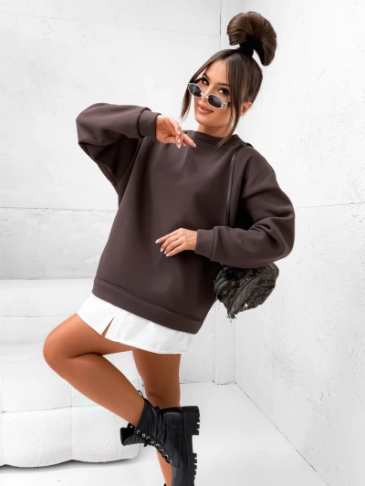 Royalfashion Baumwoll-Damen-Sweatshirt mit abnehmbarem unteren Teil