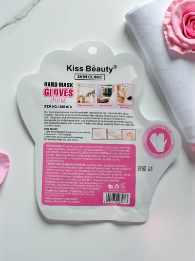 Handmaske - Handschuhe mit Rosenduft