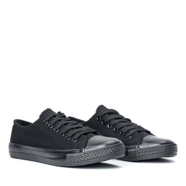 Black lace-up sneakers Pereta - Footwear