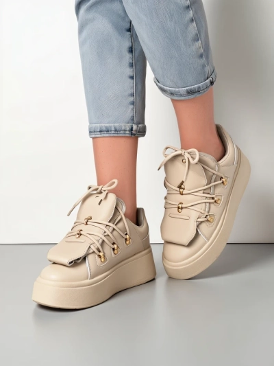 Royalfashion Damen Sneaker mit einer dekorativen Zunge Domatories