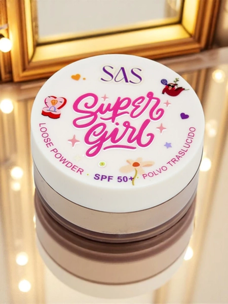 Loses Gesichtspuder mit LSF 50 Golden Glow