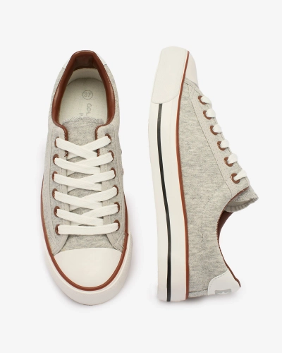 Royalfashion Hellgraue Damen Gumpy Sneakers