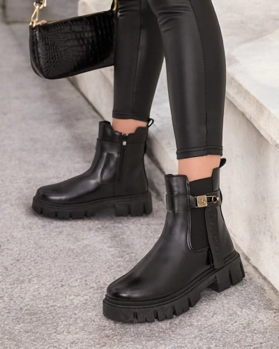 Royalfashion Women's eko Leder Dobinas Stiefel