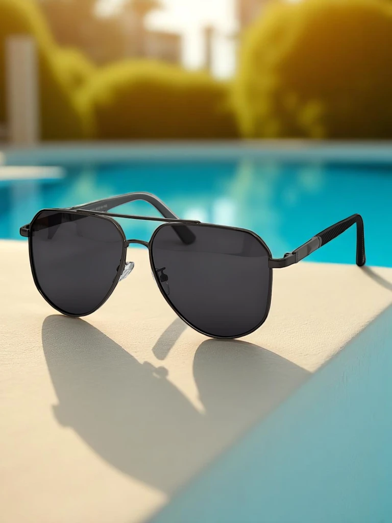 Royalfashion Damen-Aviator-Sonnenbrille Avia