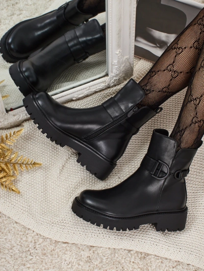 Öko-Leder Damenstiefeletten Marques