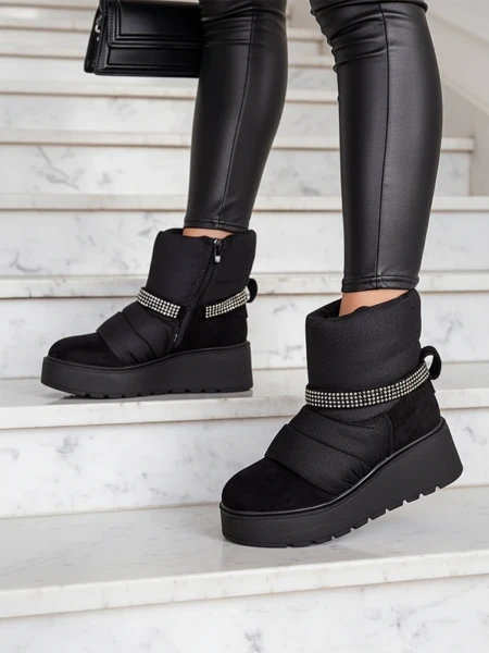 Royalfashion Damen Keilabsatz Schneestiefel Renosi