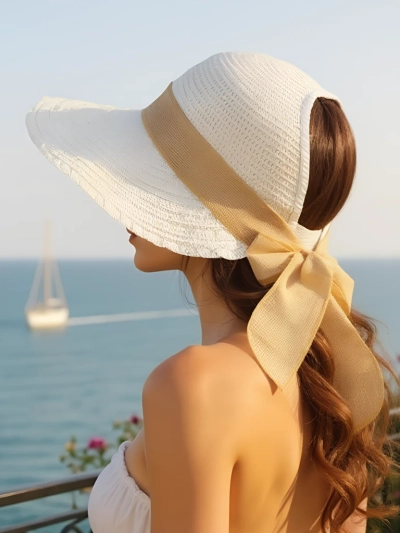 Royalfashion Солом'яний капелюх Mira Flare для жінок