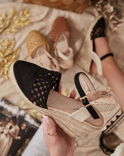 Royalfashion Damen Sintoles Espadrilles auf einem Absatz