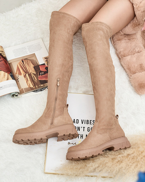 Жіночі чоботи Royalfashion Ridesel до коліна