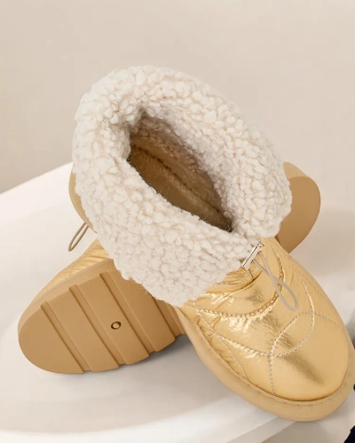 Royalfashion Damen Schneestiefel à la Snow Boots Oferita