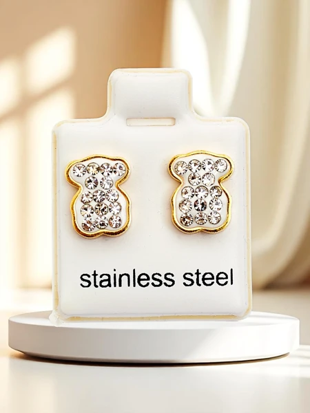 Royalfashion Damen-Ohrringe in Form eines Teddybären