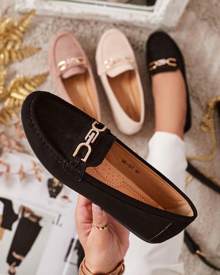 Hausschuhe Damen Mokassins Hausschuhe Wildleder Mokassins