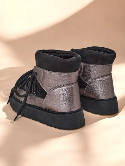 Royalfashion Damen Schnürschneestiefel Iniuc