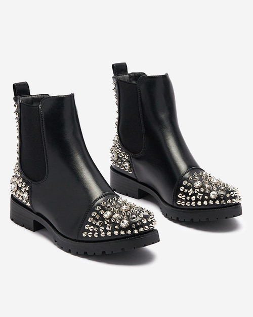 Жіночі черевики на шпильках чорного кольору Amerapi- Взуття