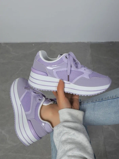 Royalfashion Damen Sport Platform Sneakers Revided