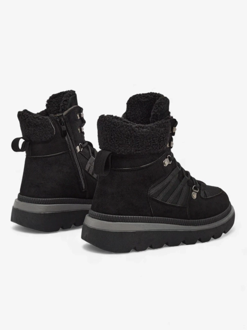 Жіночі Ботильйони Aurora Чорні Шкіряні Елегантні на Осінь