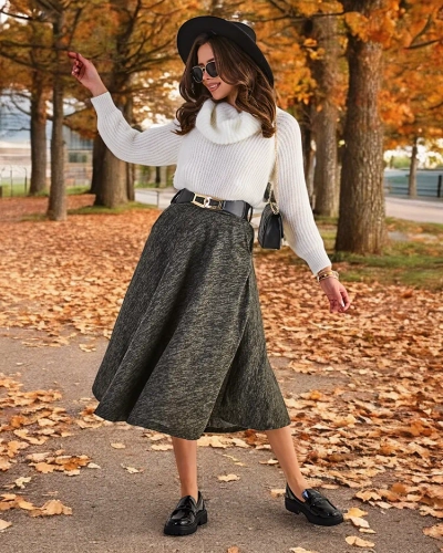Royalfashion Damen Midi-Rock