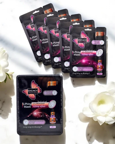 DIZAO - Набір сироватки та маски з золотом 6г+36г x 10шт