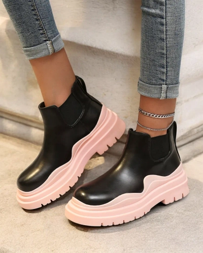 Royalfashion Damen Schlupfstiefel Derri