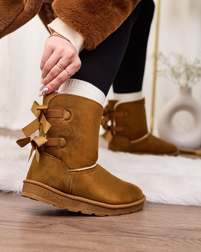Royalfashion Stiefel a'la Schneestiefel für Damen in der Farbe camel Aerfifi