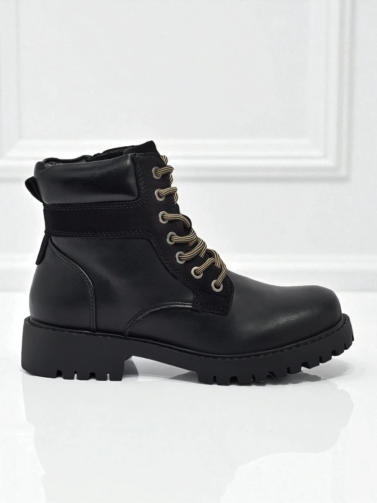 Damen Trapper Stiefeletten Maestroe