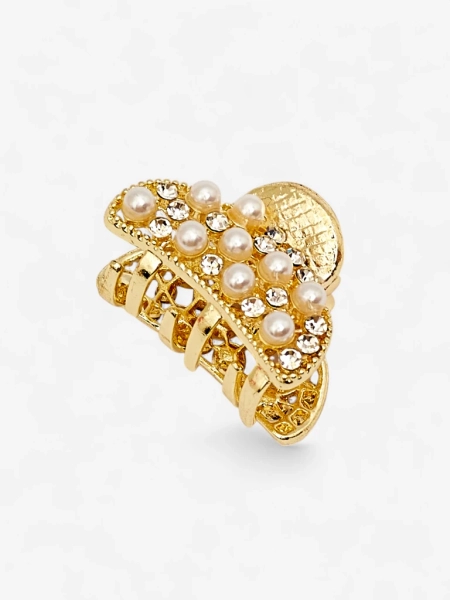 Royalfashion Haarspange mit Perlen PearlWhisper