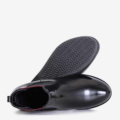 Schwarze Damenkeilstiefel von Stasia - Footwear