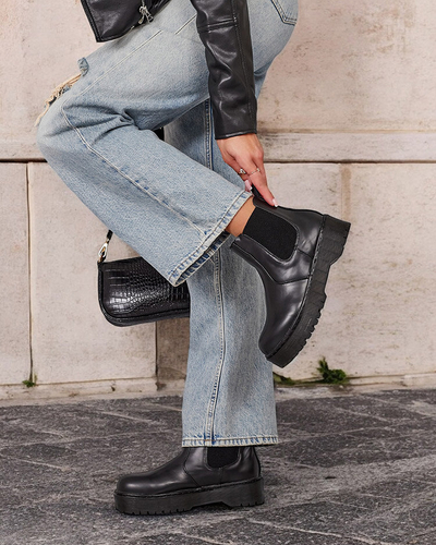 Royalfashion Damen eko Leder Movitas Stiefel