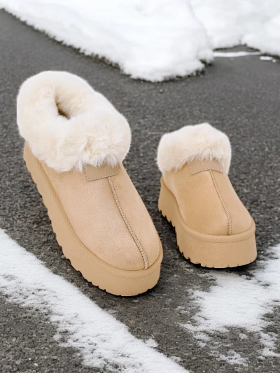 Royalfashion Damen Kurze Schneestiefel Modis