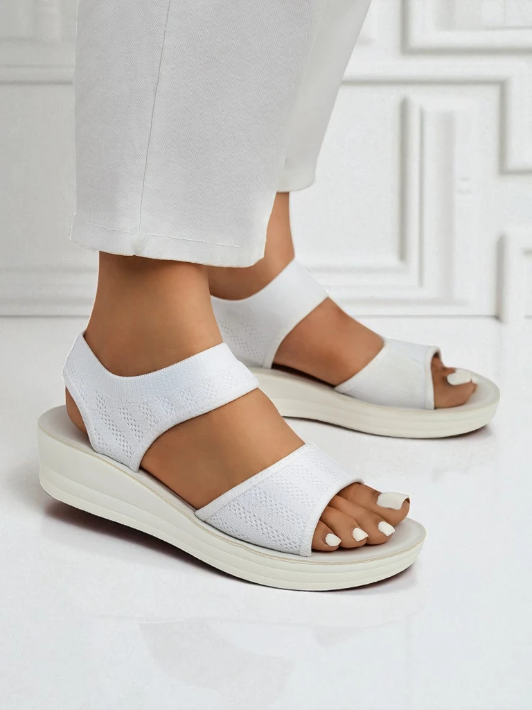 Royalfashion Damensandalen mit dickerer Sohle Viva Flex II