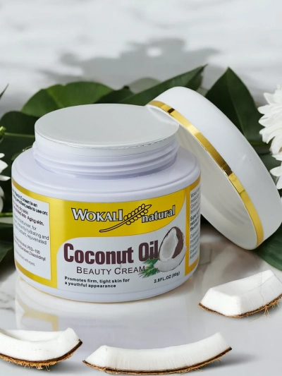 Feuchtigkeits- und Anti-Aging-Gesichtscreme mit Kokosnuss 80g